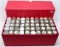 Box of 50 Tubes Lincoln Cents, assorted dates Unsearched by us, appear to be all Wheat. Estimated to