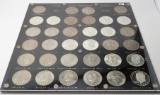 Eisenhower $ set 1971 to 1978-S BU, Proof & Silver Proof in Capitol plastic 34 coins Beautiful set