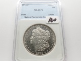 Morgan $ 1878-CC NNC Mint State Prooflike (Vam 6, Dbl Die Obv) Top 100 R4