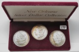 3 Morgan $ Toned 1884-O; 1885-O; 1904-O Littleton's Prestige $ Collection