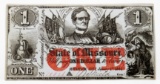 $1 Script State of Missouri 1862 Civil War, SN18826, Unc. Printed on Canal Bank Sheet, Vivid color