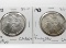 2 Morgan $: 1884-O CH BU+ (rev. rim ding) & 1885-O (Lite obv. Toning) CH BU