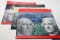 3 Founding Fathers Currency Sets (each $1 & $2 Notes w/matching SN): 2012, 2013, 2014