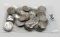 Silver 100 Mercury Dimes, Teens-40's