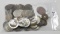128 World Coins, some silver, mixed countries & dates