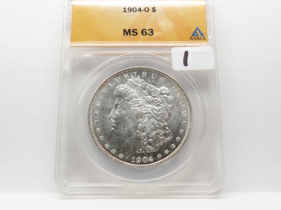 Morgan $ 1904-O ANACS MS63