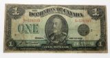 $1 Dominion of Canada July 1923 