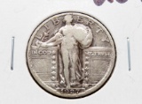 Standing Liberty Quarter 1927S F, better date