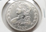 Capped Bust Half $ 1833 XF/AU (Cleaned)