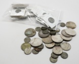 Silver Mix, some problems: 9 Peace $, 1 Morgan $, 3 Franklin Half $, 40% Kennedy Half, 64D Quarter,