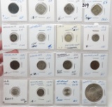 16 Netherlands Coins, some silver, 1893-1970