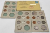 1955 Double Mint Set, 22 Coins, original toning & envelope