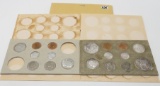 1956 Flat Package Double Mint Set, Total 18 Coins, some neat toning