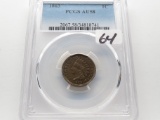 Indian Head Cent 1863 PCGS AU58