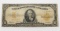 $10 Gold Certificate 1922, SN K15856, VG