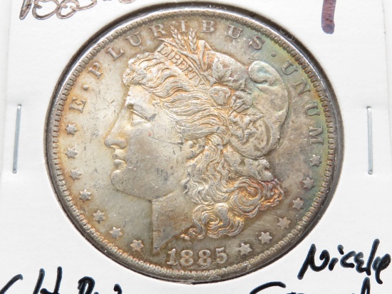 Morgan $ 1885-O CH BU nicely toned