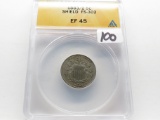 Shield Nickel 1883/2 ANACS EF45 (Semi Key)