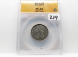 Capped Bust Quarter 1831 ANACS EF 45 Details, Cleaned