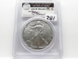 American Silver Eagle 2011-W PCGS PR70 DCAM First Strike signed by Mercanti PERFECT