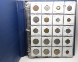 Notebook of 100 Different World Coins, 17 Countries