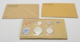 3 US Proof Sets in envelopes: 1957, 1958 sealed, 1959 sealed