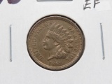Indian Cent 1861 CN EF