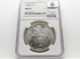 Morgan $ 1904-O NGC MS63