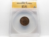 Indian Cent 1870 ANACS EF40 Details, Scratched, Cleaned