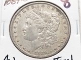 Morgan $ 1889-O AU toned