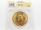 St Gaudens Gold $20 1908 No Motto ANACS MS63