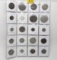 20 Different World Coins, some silver (2.1 oz), 17 Countries