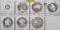 7 Different Proof Silver World Coins, 4.24oz, 7 Countries