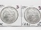 2 Morgan $: 1896 Unc, 1900 CH AU weak strike