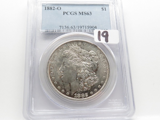 Morgan $ 1882-O PCGS MS63