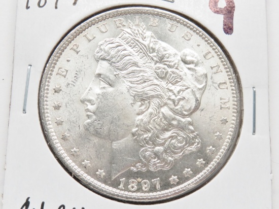Morgan $ 1897 CH BU