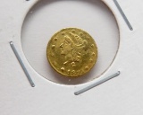 California Gold $1/4 1871-G AU BG #840