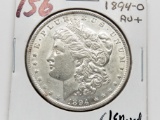 Morgan $ 1894-O AU+ (Cleaned)