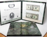 BEP Historical Portfolio Series last few of 1995 & 1st few of 1996 $20 Federal Reserve Notes
