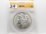 Morgan $ 1891S ANACS MS61