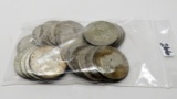 21 Silver Half $ circ: 3 Walking Liberty, 12 Franklin, 1 Kennedy 90%, 5-40% Kennedy