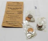 (15 Coin) 1953 Mint Set in cello & bank envelope. 5 each 1953P, 1953D, 1953S