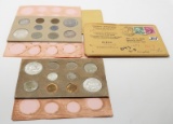 1957 Mint set 20 coins, packaging & coins look original, some nicely toned (Only 34,324 minted)