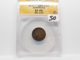 Indian Cent 1864-L ANACS EF45 Details Scratched, Corroded