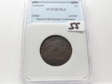 Capped Liberty Cent 1794 NNC VF Details Corrosion