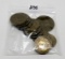 14 French Coins, 1920's-1941 (7-1 Franc, 6-2 fr, 1-5fr)
