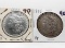2 Morgan $: 1881 VF clea, 1885 VF