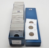 99 Lincoln Cents plastic 2x2 box, individually ungraded by us, up to CH BU: 1909, 09VDB, 10, 11, 12,