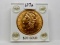 $20 Gold Double Eagle 1904 Unc in Capitol Plastic