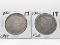 2 Morgan $: 1885 CH EF, 1885S F