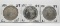 3 Morgan $ cleaned: 1896 AU, 1897 AU, 1898 AU